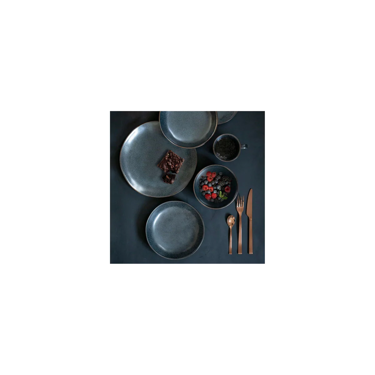 Vertigo Volcan - Assiette plate 27 cm (lot de 6) Médard de Noblat