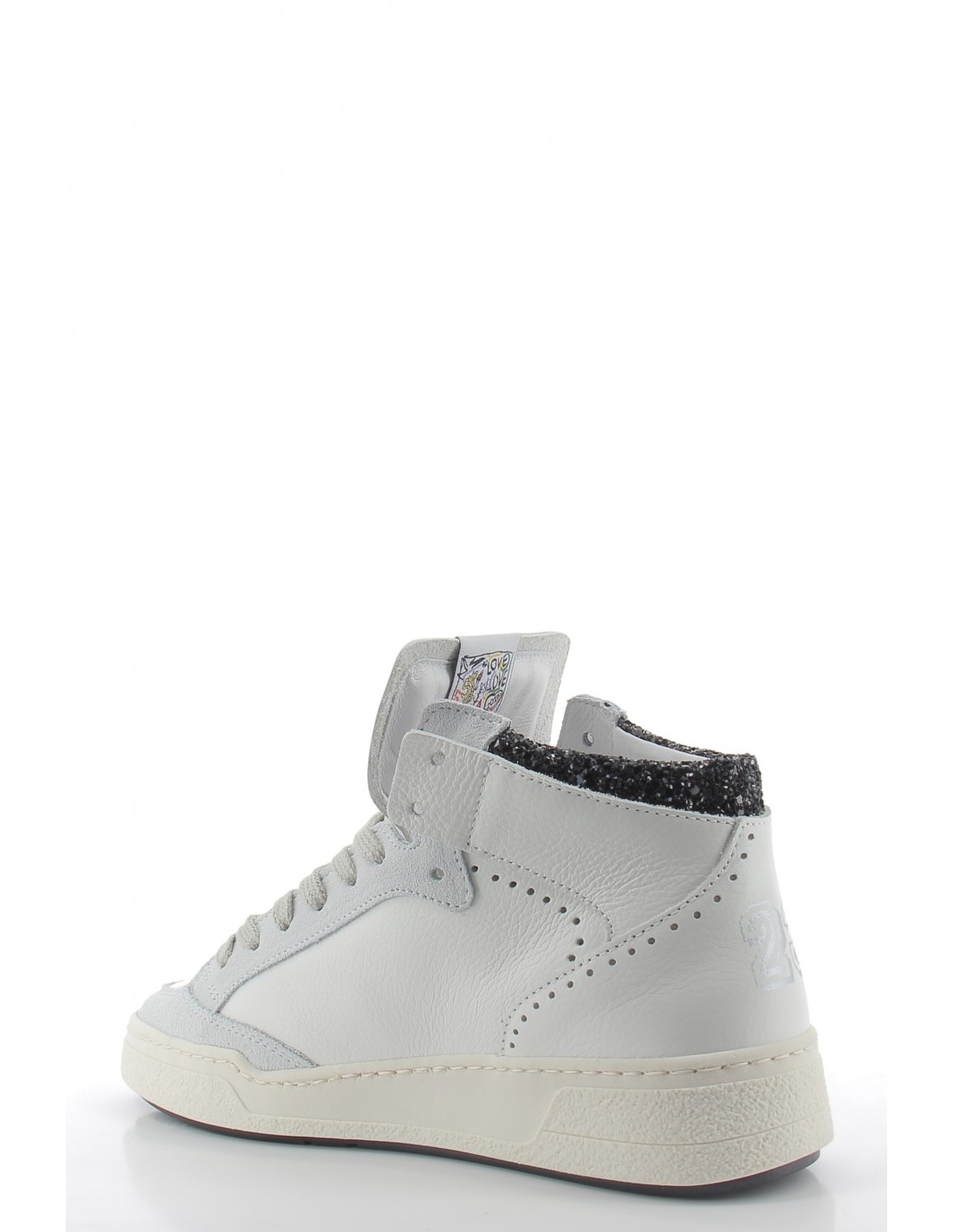 semerdjian Baskets Montantes Femme Braga Blanc