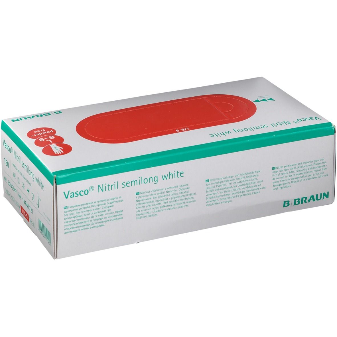 Vasco® Nitril semilong white Gr. L