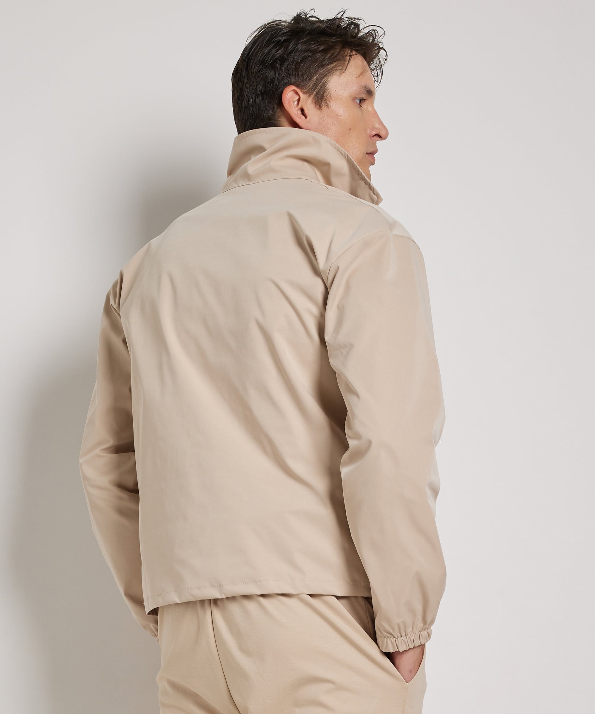 overshirt met zakken en rits