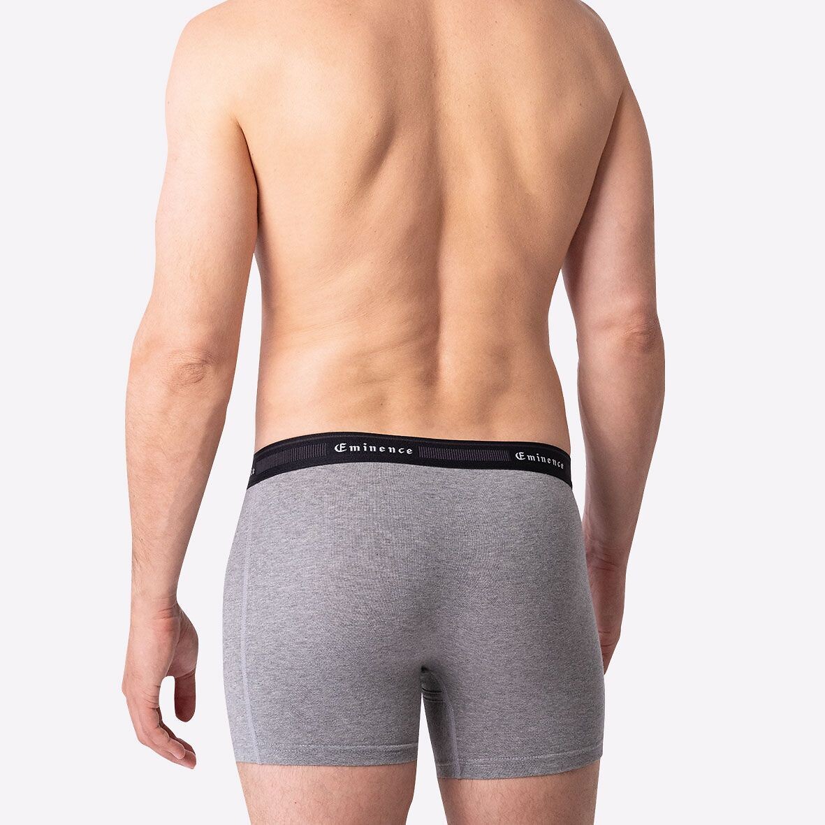 EMINENCE<br>Conjunto de 3 cuecas boxer lisas de alfaiate