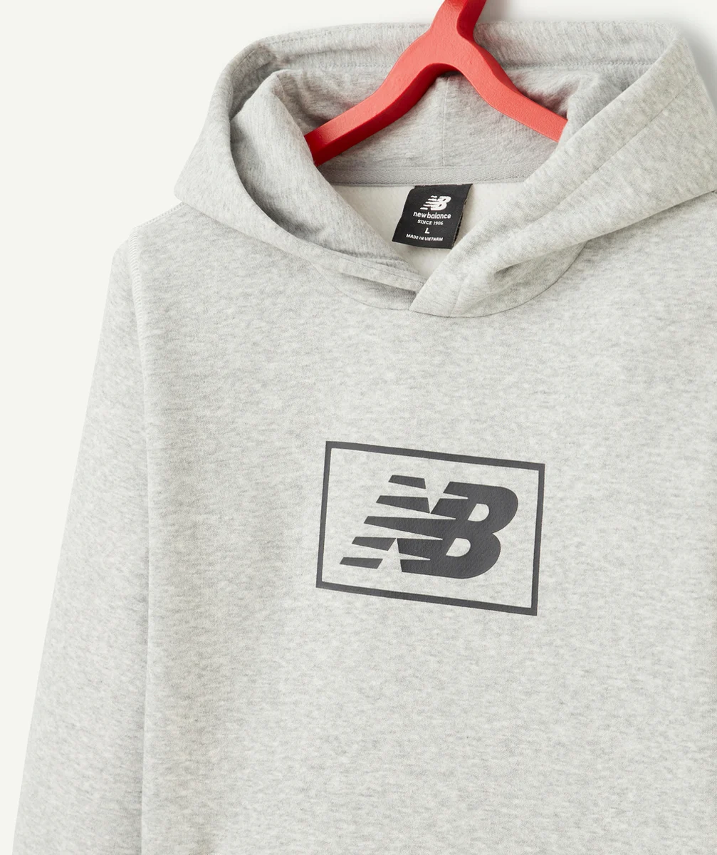 NEW BALANCESWEAT À CAPUCHE GRIS ESSENTIAL ENFANT