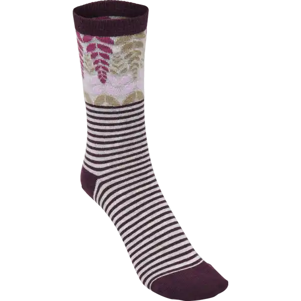 Socken 3er Herbst Floral beere 39 / 42