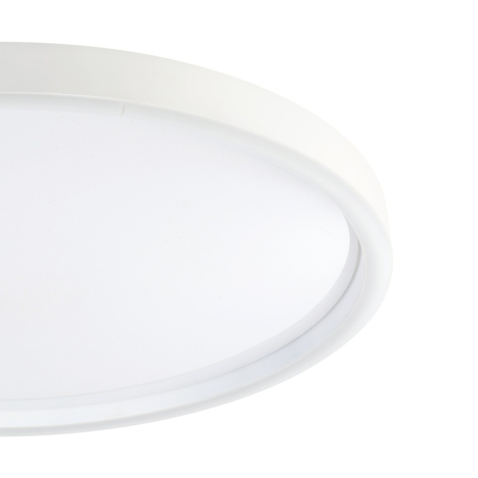 EGLO - Montemorelos-Z loftlampe hvid m/krystaleffekt Ø57 - RGB + TW - Zigbee, Bluetooth