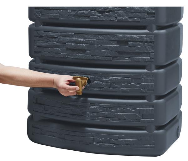 4rain Wandtank Slim Stone Decor, 500 l