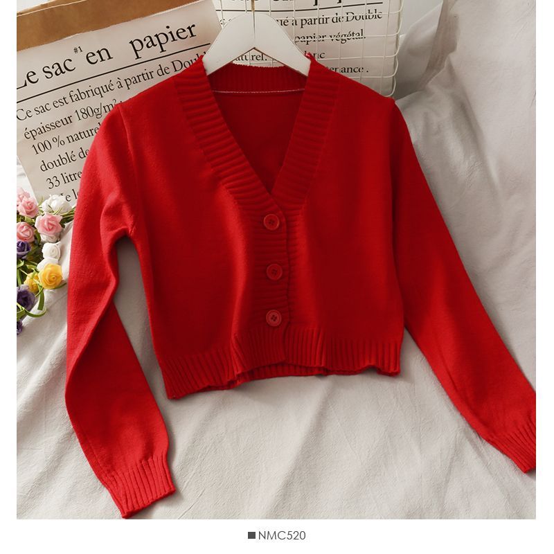 Lemongrass - Cropped Cardigan
