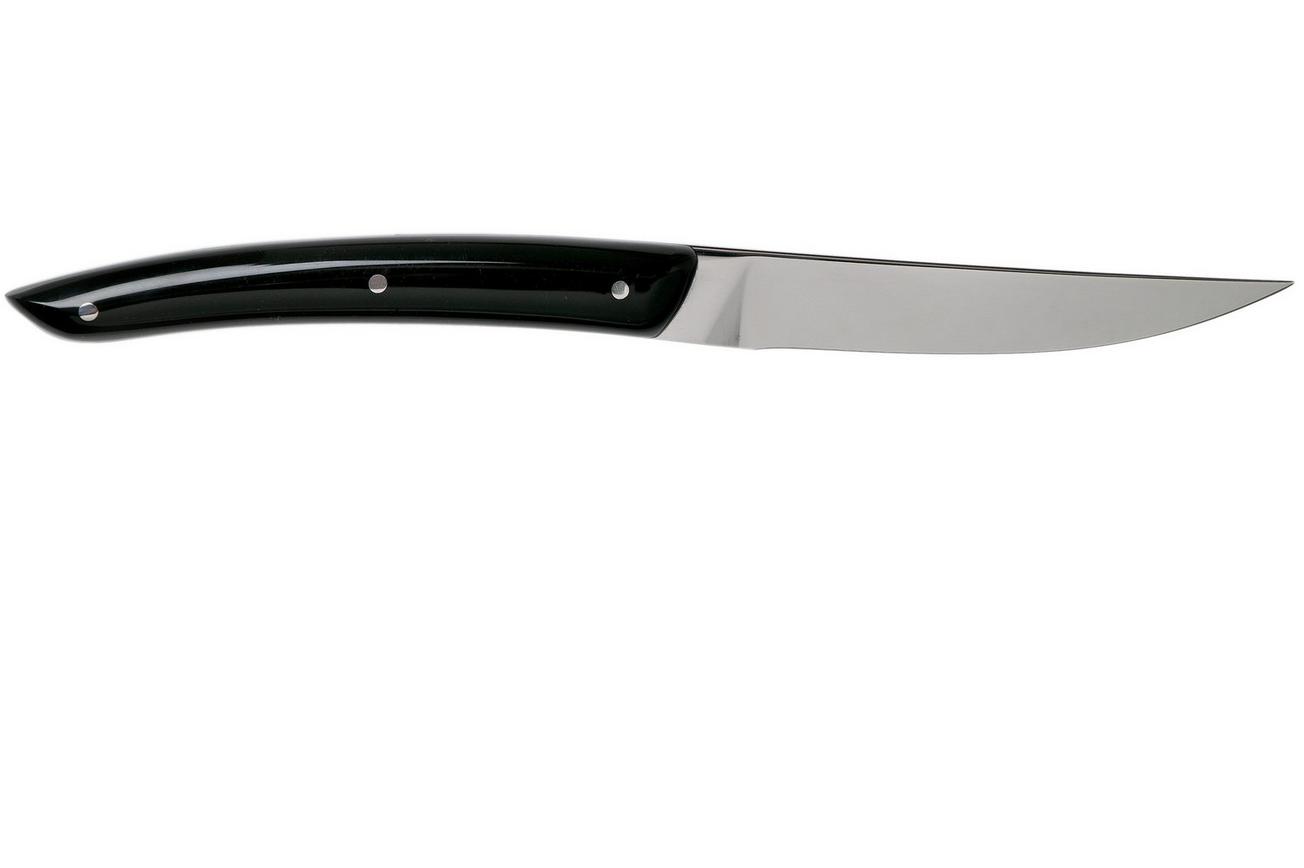 Claude Dozorme Le Thiers steakmesset 6-delig, gepolijst zwart