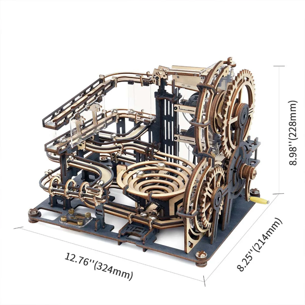 ROKR  Marble Night City    3D Holzpuzzle: Wenn Murmeln durch die Stadt der Zukunft rollen...