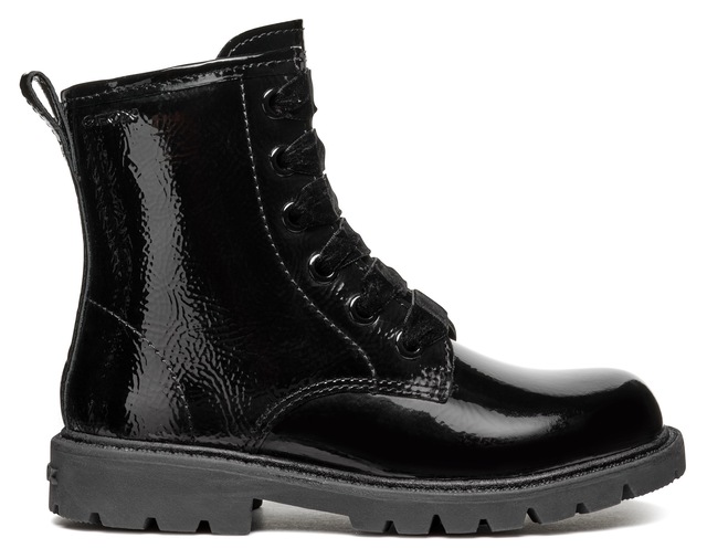 Geox Schnürstiefel »J SHAYLAX GIRL A«  Bikerboots, Winterstiefel, Boots mit Reissverschluss