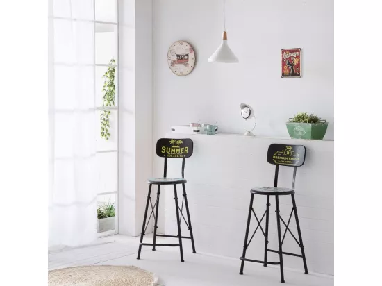 Horloge murale en bois blanc d34x2h