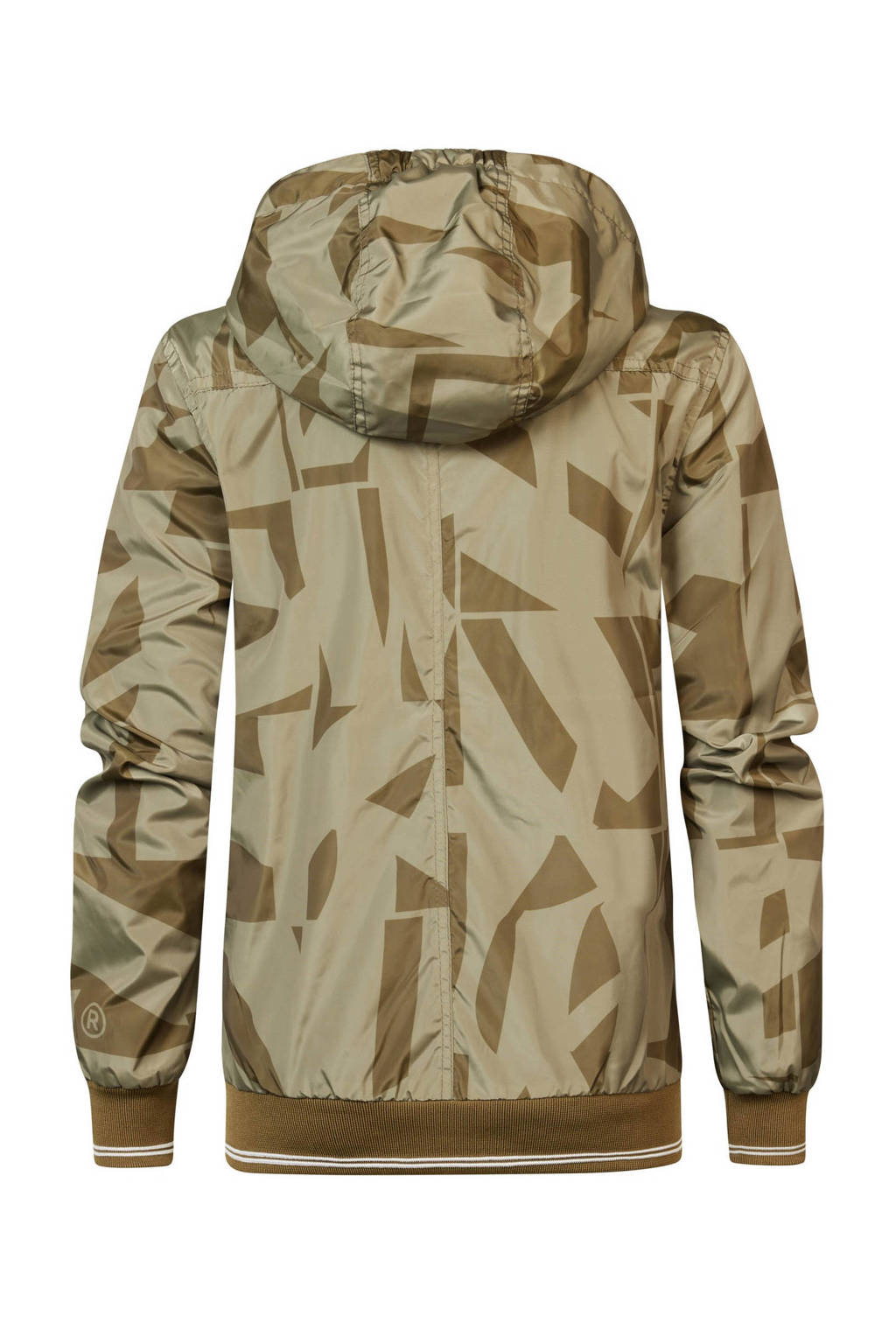 Petrol Industries zomerjas met camouflageprint groen