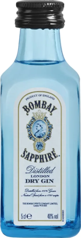 BOMBAY SAPPHIRE GIN MINIATUREN 10X5CL