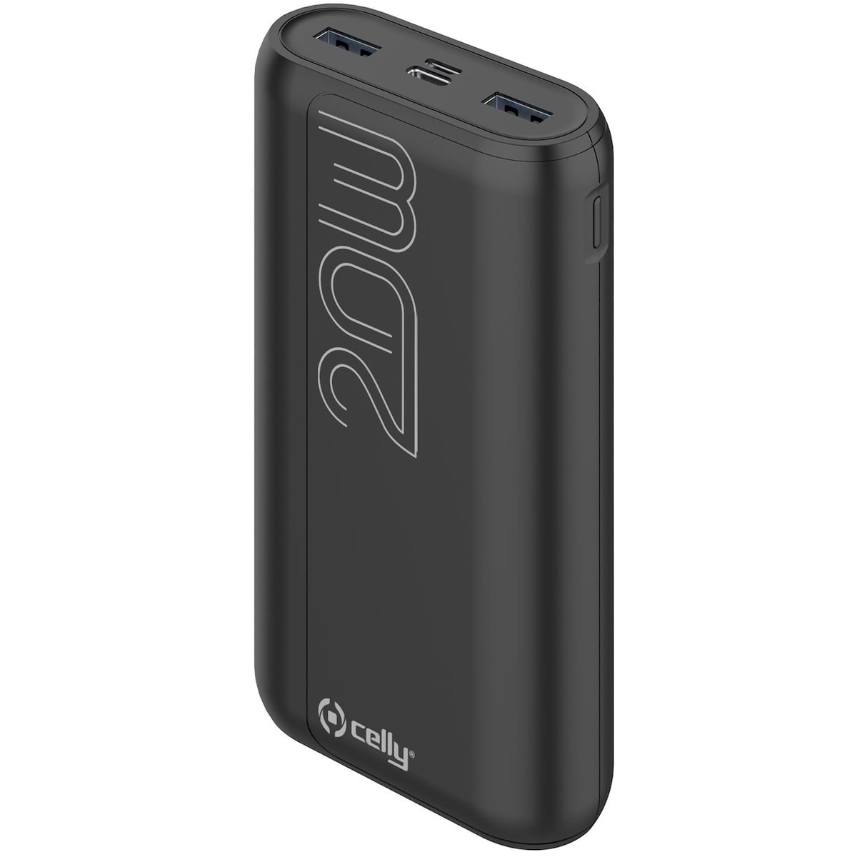 Celly PowerBank PD 20W 20 000 mAh Sort