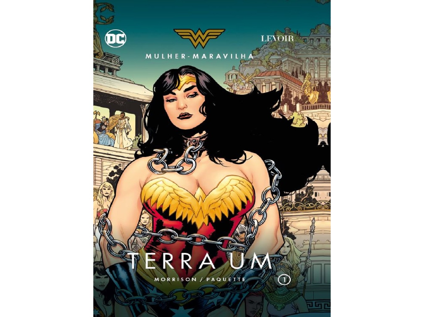 LIVRO MULHER-MARAVILHA TERRA UM
