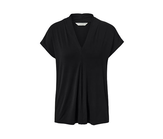 Blusenshirt mit V-Ausschnitt