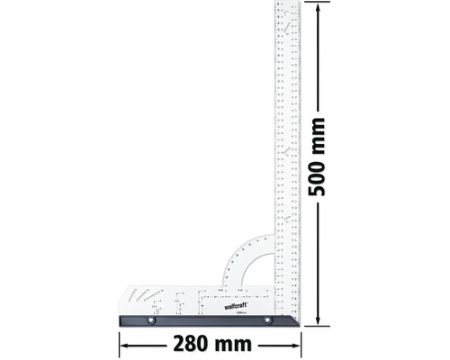 Universele hoek Wolfcraft 500 mm
