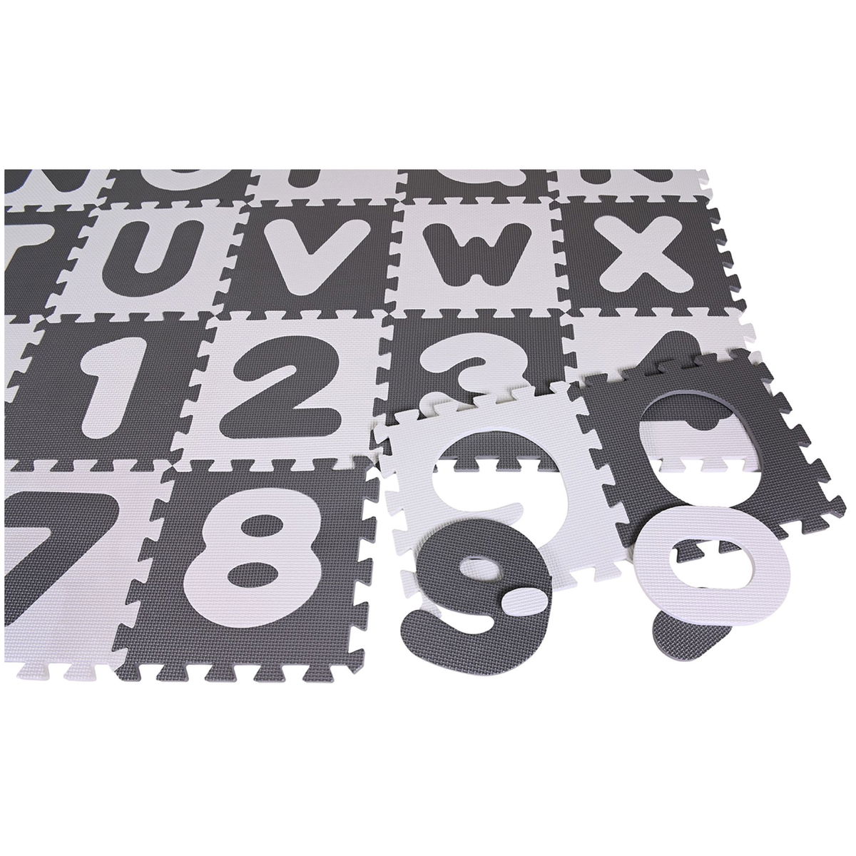 KnorrtoysKnorrtoys   Puzzlematte Alphabet und Zahlen schwarz weiss