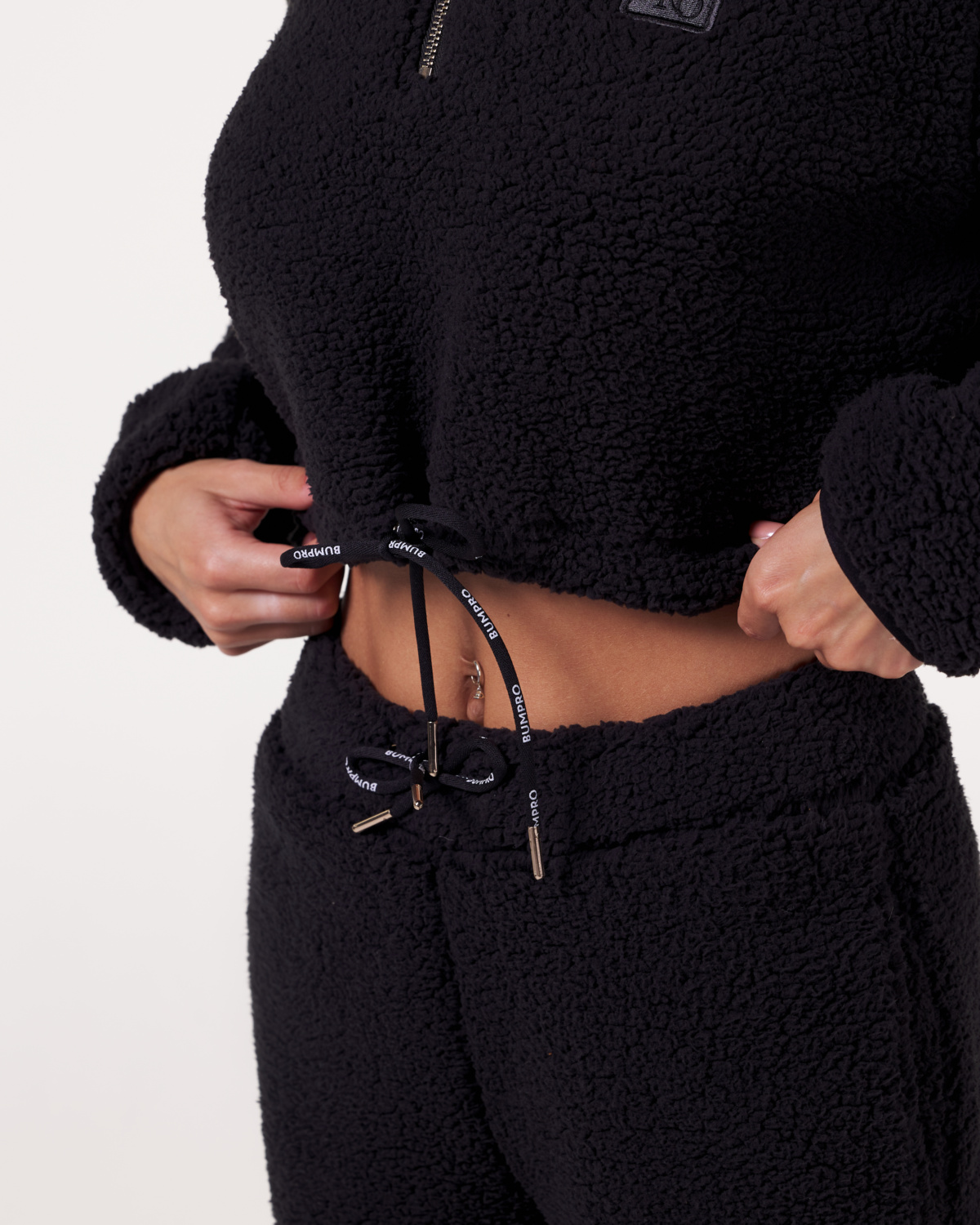 Bumpro Soft Teddy 1\2 Zip Black