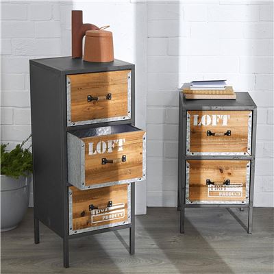Chevet style industriel