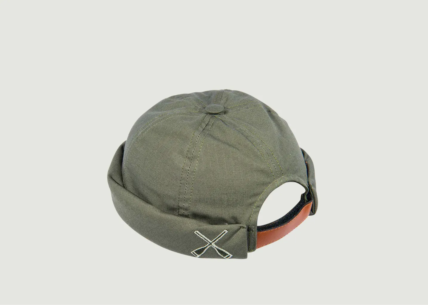 Bonnet docker Miki ripstop et imperméable Béton Ciré
