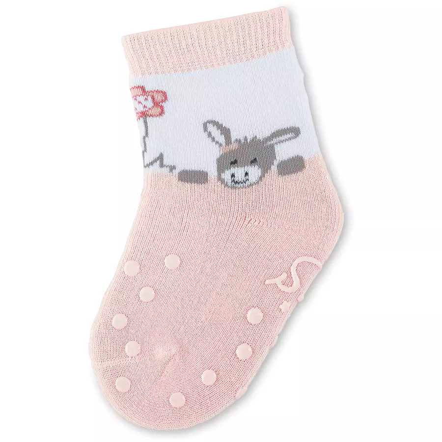 Sterntaler Girls ABS-Krabbelsocken Emmi Girl zartrosa