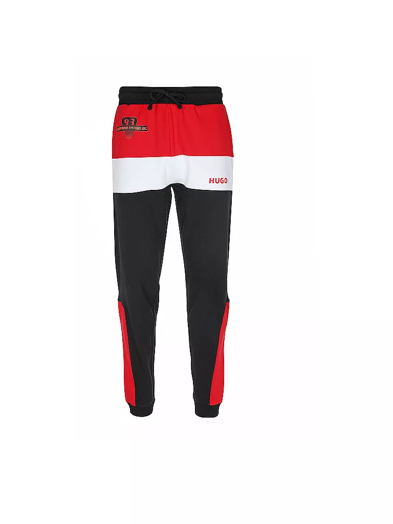 HUGO Loungewear Hose  schwarz