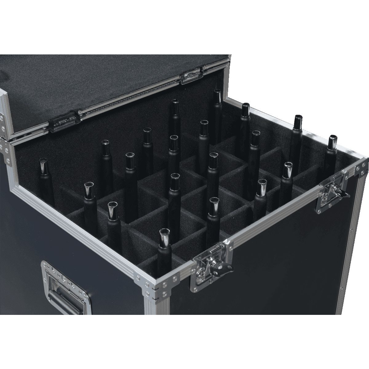 Manhasset Flightcase voor 20 Voyager muziekstandaards