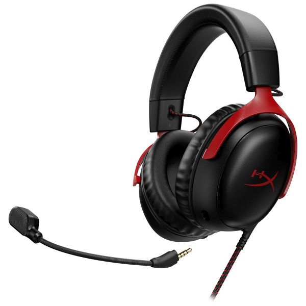 HyperX Cloud III Preto / Vermelho