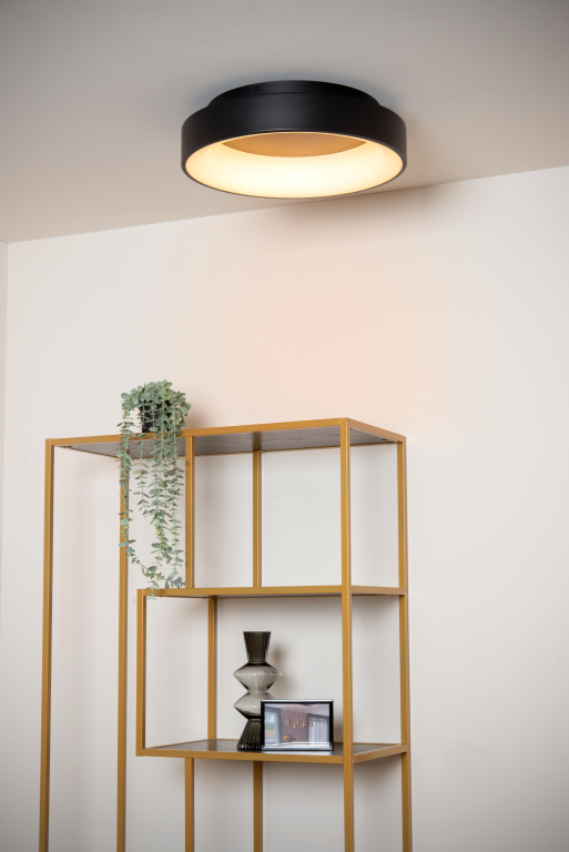 Lucide Mirage plafondlamp LED Ø45 zwart