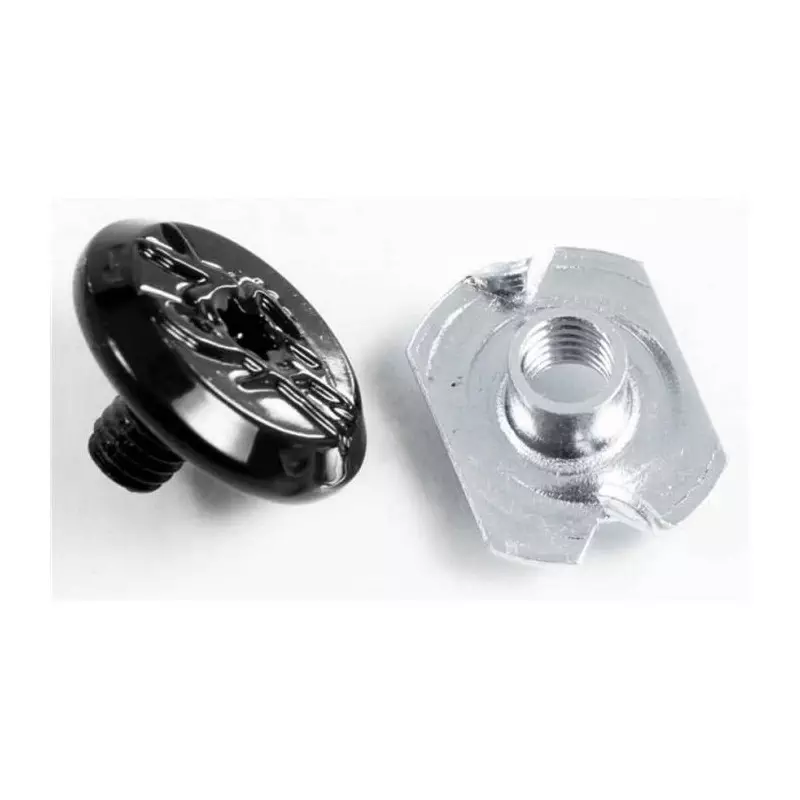Visserie roller en ligne POWERSLIDE Cuff Screw 9mm black incl. Antirivet fit Imperial/HC Evo (not Trinity)