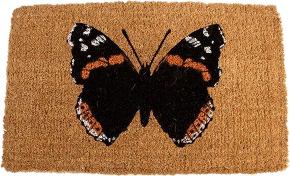 Esschert Design kokosmat vlinder naturel 75 x 45 cm