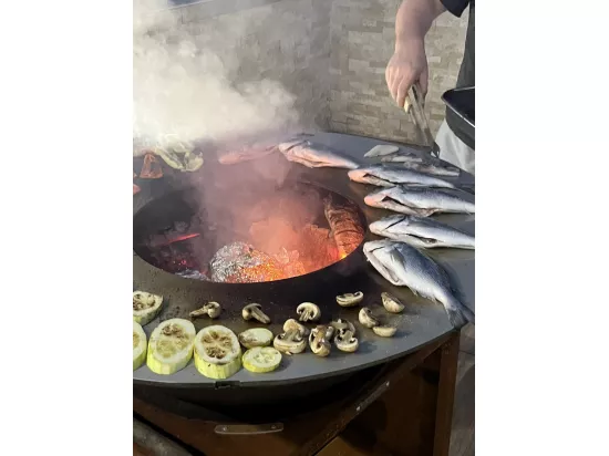 Barbecue FIESTA ISLAND GRIS 75 cm