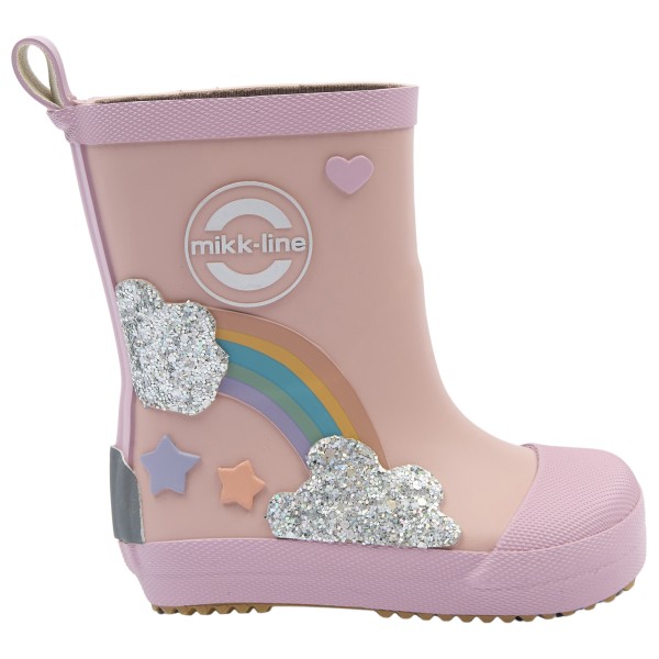 Mikk-Line - Kid's Wellies Rainbow Patch Barefoot - Bottes en caoutchouc
