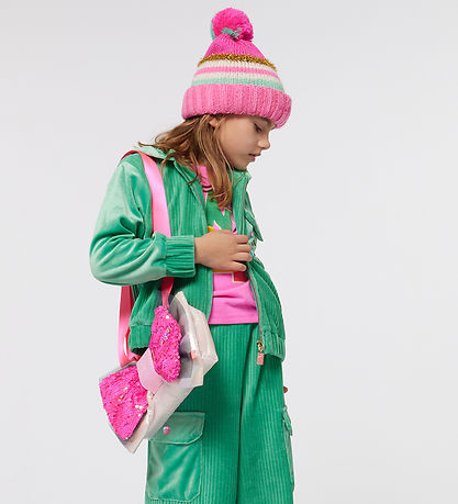 Billieblush Skuldertaske - Pink/Pallietter m. Sl?jfr