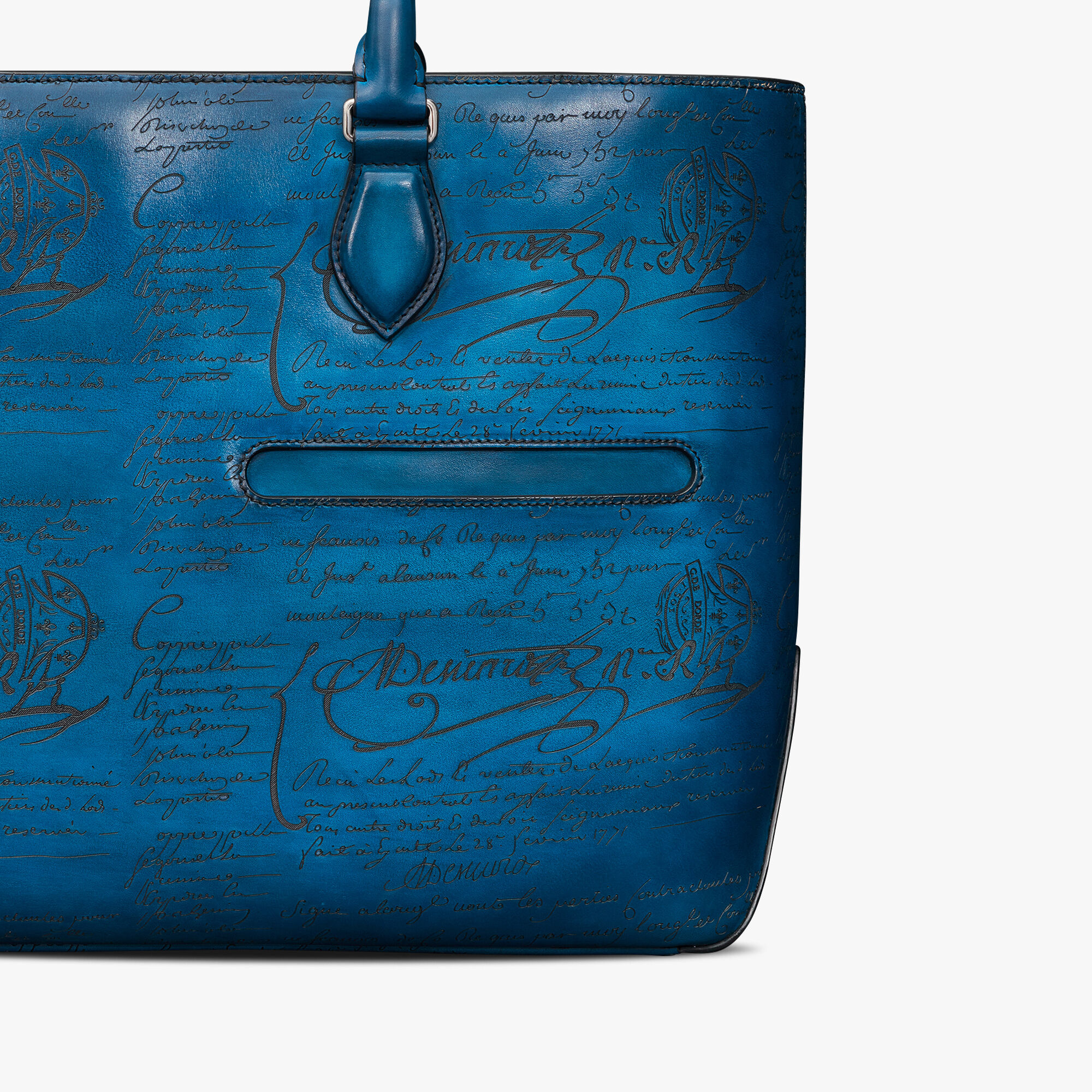Cabas Toujours Mini Neo En Cuir Scritto