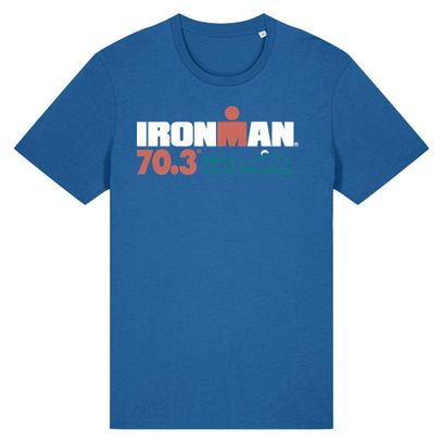 T-Shirt Manches Courtes Ironman 70.3 Aix En Provence Bleu Royal Homme