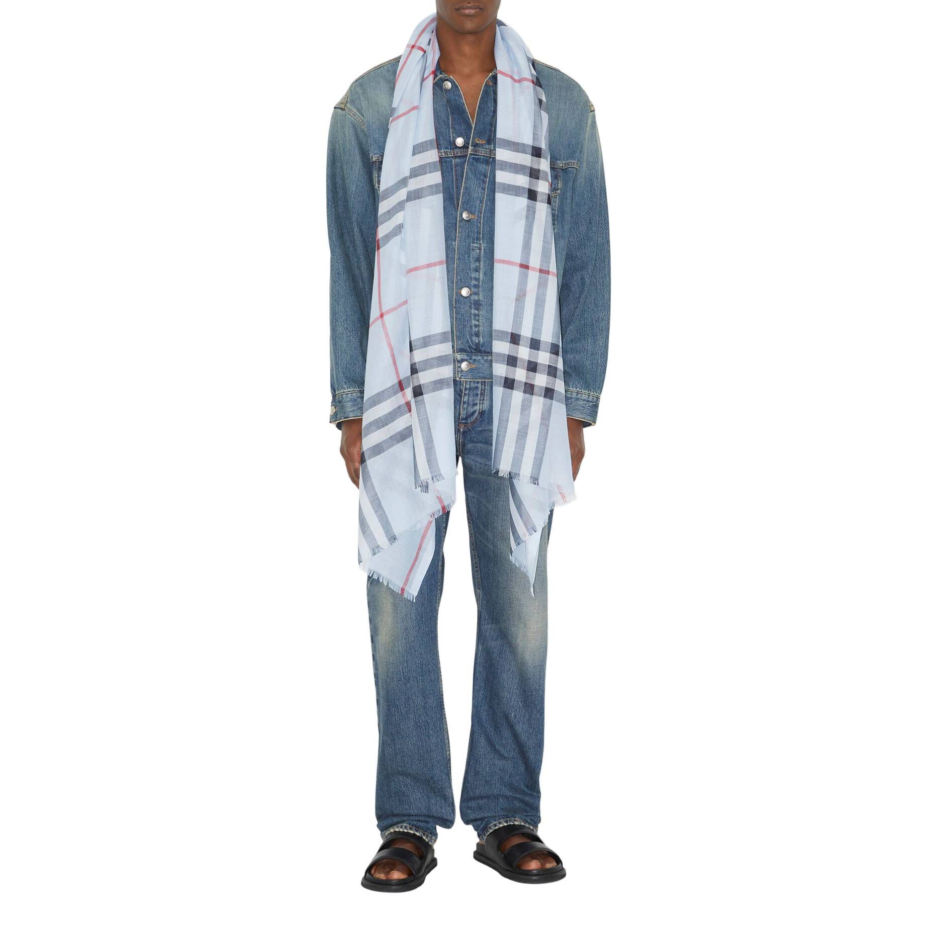 Burberry| Schal aus Wolle-Seidenmix