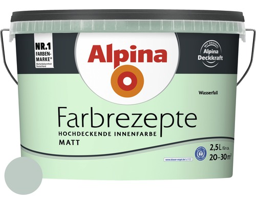 Alpina muurverf kleur recepten Waterval 2,5 l