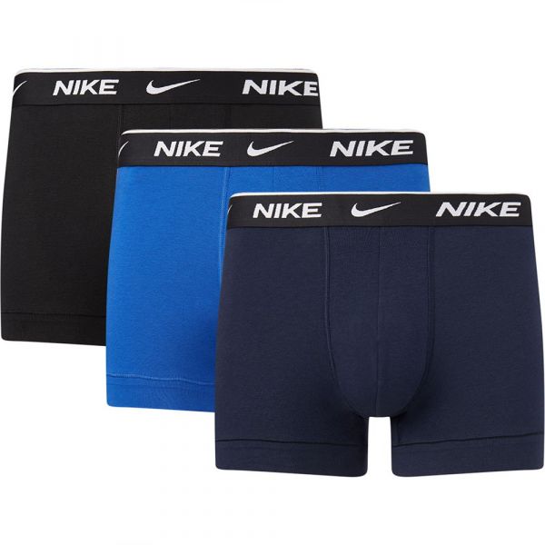 Nike Boxers Eday Trunk 3 Unidades Obsidian / Game Royal / Black M
