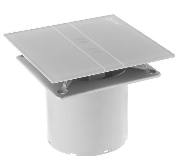 Cata E-100 GBTH badkamer ventilator met timer & vochtsensor 4W/8W Ø100mm zwart