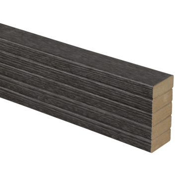 Lattenwand Decowall MDF grafiet eiken, lengte 260cm, 5 stuks
