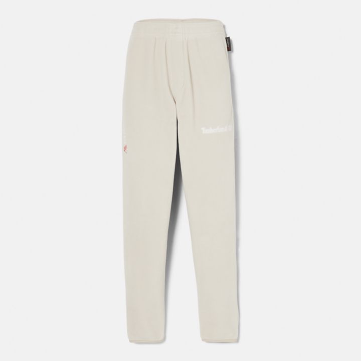 Calças de lã polar Polartec para homem na cor cinza.