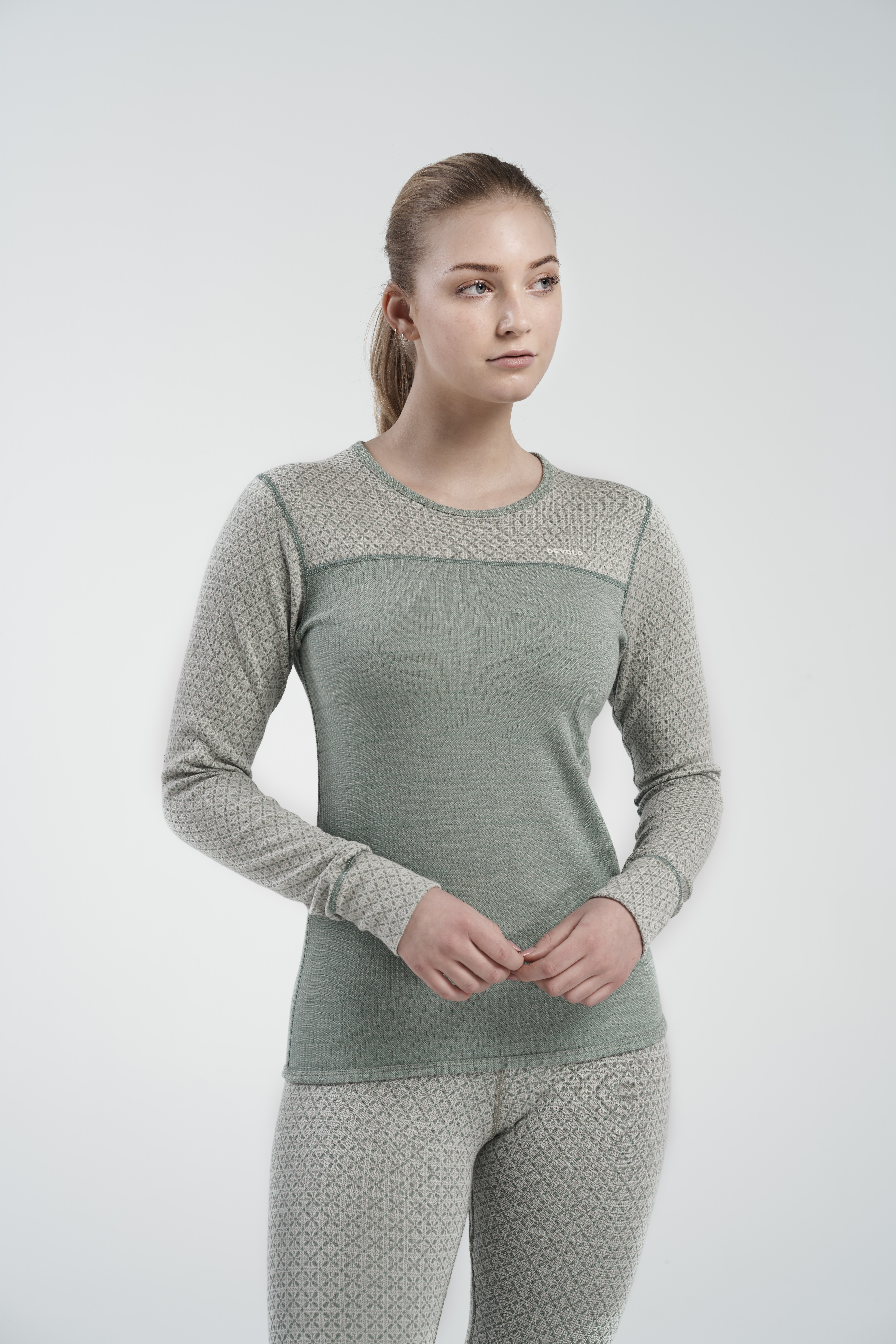 Kvitegga Merino 230 Shirt Dame Raw White