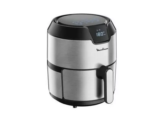 MOULINEX EZ401D10 Easy Fry Digital, Friteuse sans huile, Capacite XL 4,2 L, Ecran tactile, 8 menus preprogrammes, Arret automati