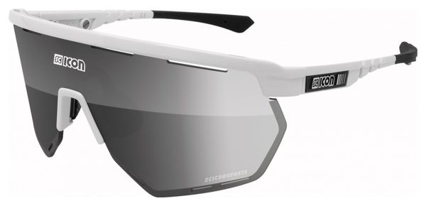 Scicon Sports Aerowing Lunettes De Soleil De Performance Sportive (Scnpp Multimiror Silver/Luminosité Blanche)
