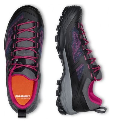 Chaussures de Randonnée Femme Mammut Ducan Low Gore-Tex Rose/Noir