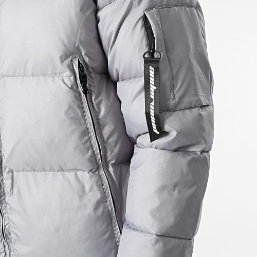 Doudoune Capuche Longue 23202 Gris