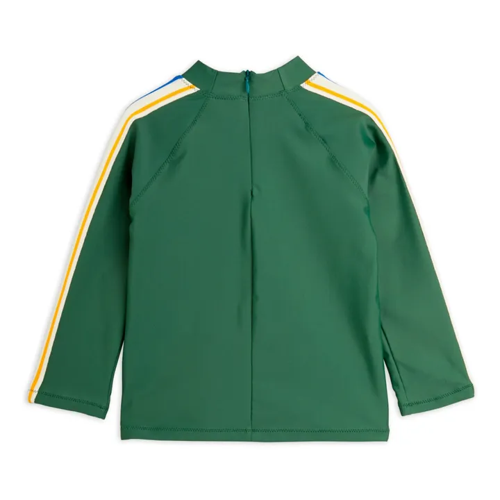 Mini Rodini T-Shirt Anti-UV M.Rodini Sport Matière Recyclée | Vert sapin
