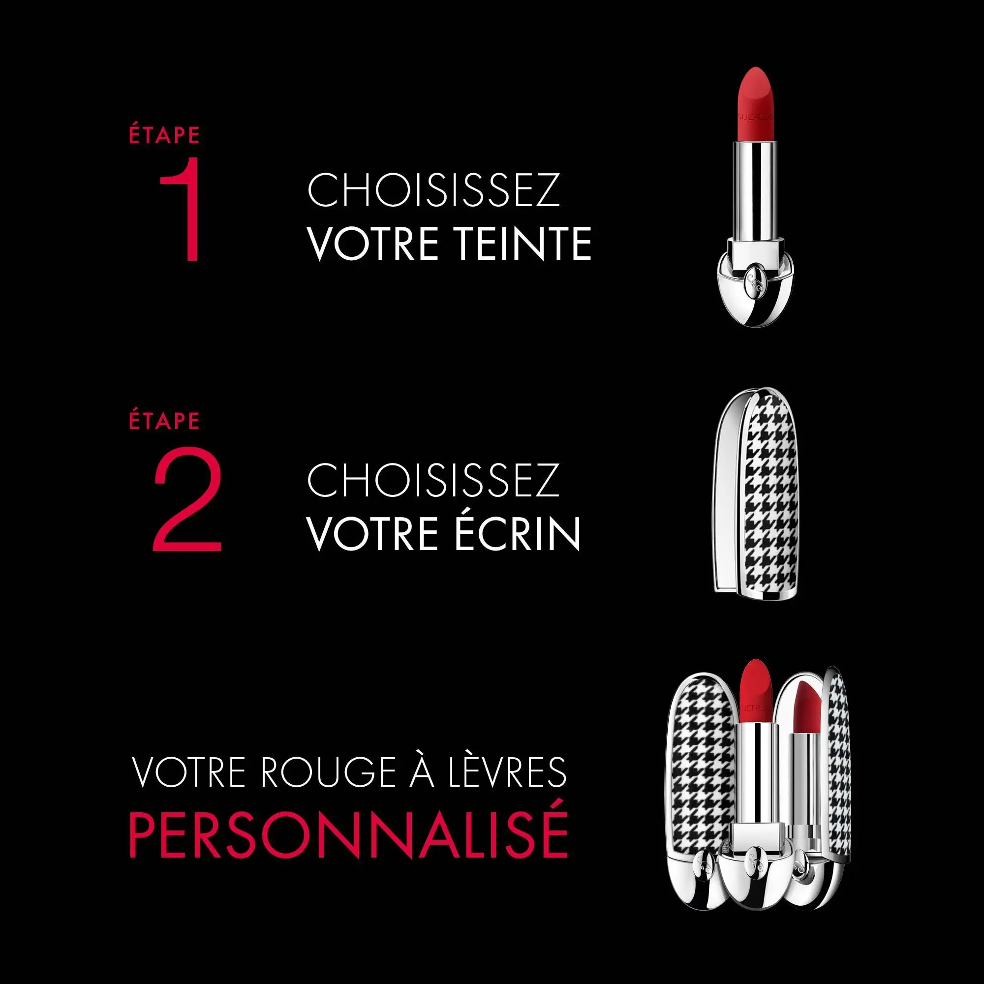 Guerlain - Rouge G Luxurious Velvet L'écrin double miroir- Rouge à lèvres