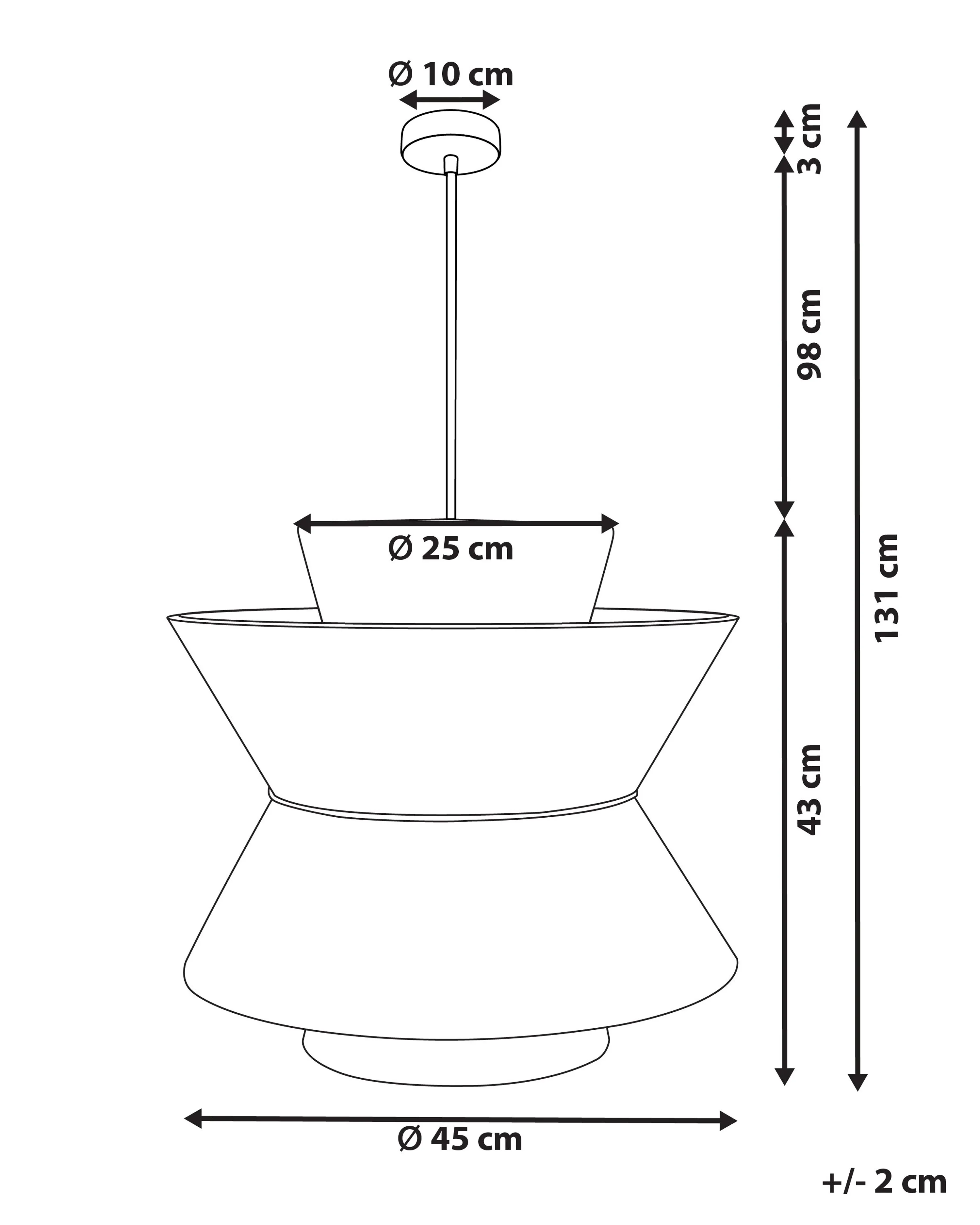 Hanglamp TELAMBA Wicker Natuurlijk